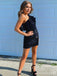 Elegant One Shoulder A-line Short Mini Homecoming Dress, HD32662