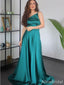 Elegant One Shoulder A-line Long Prom Dress,PD38074