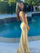 Sexy V-neck Split Side Mermaid Long Prom Dress,PD381778