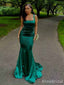 Elegant Square Mermaid Long Prom Dress,PD381826