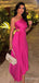 Elegant One Shoulder A-line Long Prom Dress,PD381856