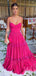 Sexy Sweetheart Spaghetti Strap A-line Long Prom Dress,PD381864