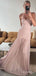 Gorgeous Pink Strapless A-line Long Prom Dress,PD381891