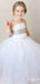 Gorgeous Stapless Lace A-line Long Flower Girl Dresses, FGS169