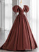 Gorgeous V-neck A-line Long Prom Dress,PD382039