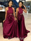 Elegant Halter A-line Long Prom Dress,PD3201