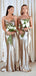 Elegant Spaghetti Strap Mermaid Long Bridesmaid Dress,PD3248