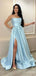 Elegant Strapless Split Side A-line Long Prom Dress,Evening Dress,PD37711