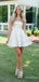 Elegant Strapless A-line Short Mini Homecoming Dress, HD32634