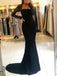 Elegant Long Sleeves Mermaid Long Prom Dress,PD37852