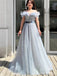 Elegant Strapless Off-Shoulder A-line Long Prom Dress,PD37892