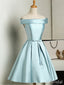 Elegant Off-Shoulder Strapless A-line Short Homecoming Dress, HD32716