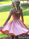 Elegant Pink A-line Short Mini Homecoming Dress, HD3133