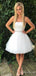 Elegant Strapless  A-line Short Mini Homecoming Dress, HD3134