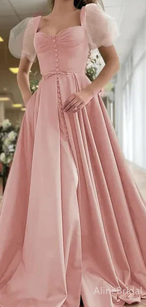 Elegant Sweatheart A-line Long Prom Dress,PD37928