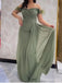 Elegant V-neck Off-Shoulder Strapless Mermaid Long Prom Dress,PD37945