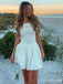 Elegant Off-Shoulder Strapless A-line Short Homecoming Dress, HD32762