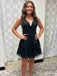 Elegant V-neck A-line Short Mini Homecoming Dress, HD3148