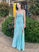 Sexy Spaghetti Strap Split Side Mermaid Long Prom Dress,PD38026