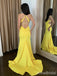 Elegant Spaghetti Strap Mermaid Long Prom Dress,PD38055