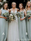 Mismatched Elegant A-line Long Bridesmaid Dress,PD3211