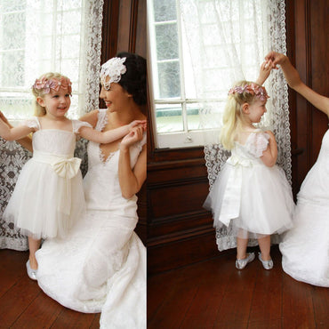 Dreamy Bridal Dress with Wedding Veil for Girls – Dress Up America