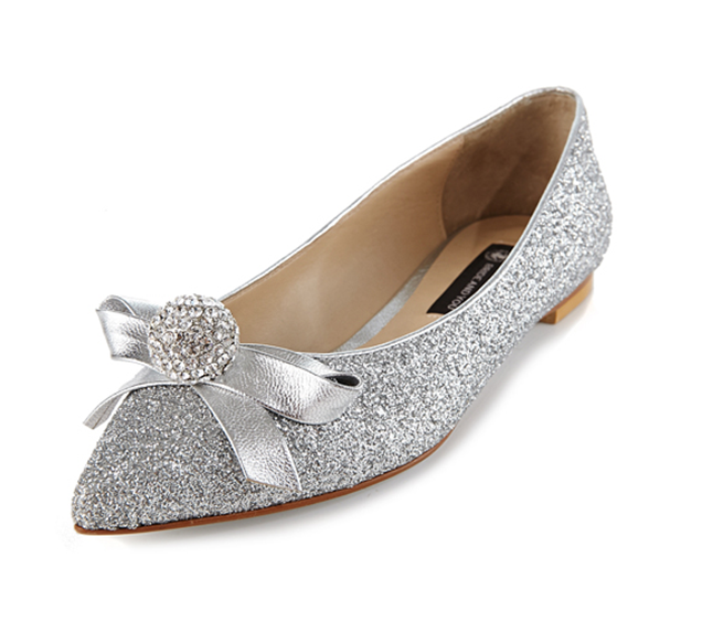 Sequin clearance flat shoes