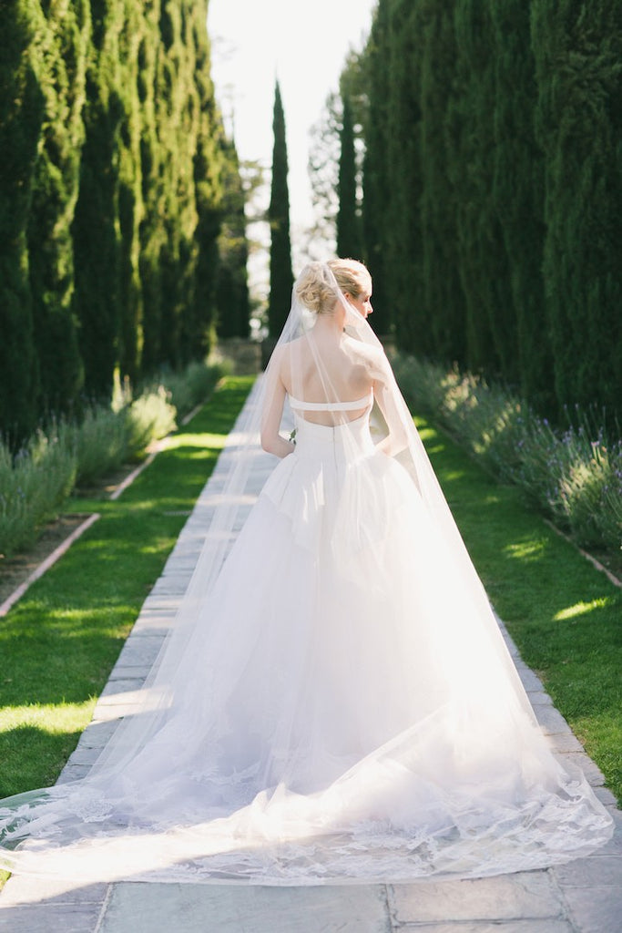 Vintage Ivory Satin Tulle Sweetheart Strapless Ball Gown Wedding Dress –  AlineBridal