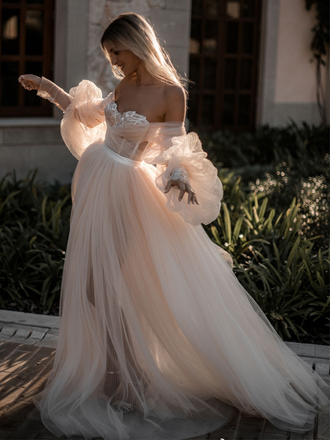 Gold Sequined Lace Off Shoulder Long Sleeve Sheath Prom Dresses, PD003 –  AlineBridal